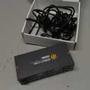 8K HDMI+Displayport KVM Switch 3 Monitors 2 Computers 8K@60HZ/4K@144HZ USB3.0 KVM Switcher 2 Ports for 2 PC/Laptop Sharing Keyboard&Mouse and 2 Screens, Wired Controller Included,EDID Adapative