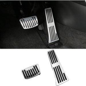 TTCR-II Pedal Covers for Hyundai Tucson Sonata and Kia Optima Sorento 2016-2025, Brake Gas Pedals for Santa Fe 2019-2025 and Sportage 17-25 (Auto)