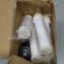 Filtered Shower Head with Handheld - High Pressure 3 Spray Modes Showerhead with Filters, 12 Replaceable Water Softener Filters for Hard Water | Ion Shower Drops Head with 75" Anti-Burst Hose (Gray)