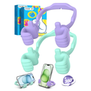 Easter Basket Stuffers for Teens Girls Kids Gifts Cell Phone Stand: UPGRADE Adjustable Thumbs Up Lazy Phone Holder for Desk Fun Gadgets Teenager Boys Women Adults Essentials Easter Gifts Trendy Stuff, Pack of 2