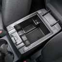 Center Console Organizer Compatible with Mazda CX-5 2017 2018 2019 2020 2021 2022 2023 2024 2025 Accessories, Armrest Insert Tray Storage Coin Holder, Black Trim