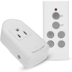 Super Switch Wireless Remote Control Home US Plug Power Strip (2 Outlets, 1 Remote)
