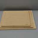 SMIRLY Wooden Cutting Boards For Kitchen Meal Prep & Serving - Bamboo Cutting Board Set with Holder, Charcuterie & Chopping Board, Wood Cutting Board Set, Kitchen Gadgets