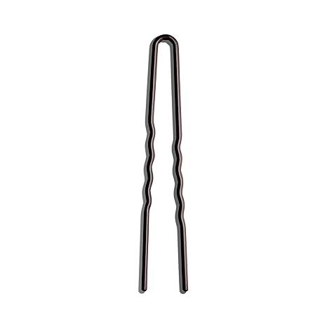Day Rate Beauty Petite Power Pin (5.5Inch) – UShaped French Hair Pin for Buns & Updos – NylonCoated, AntiSnag, HairSafe – Made in USA (Cocoa)