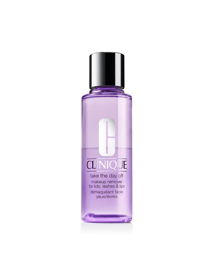 Clinique Take The Day Off Liquid Makeup Remover For Lids, Lashes, + Lips | Eye Makeup Remover | Oil Free + NonIrritating | For All Skin Types, 6.7 Fl Oz