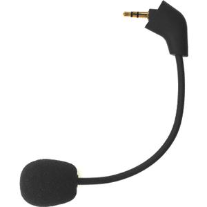 Mic Replacement Boom Compatible with HyperX 1st Version Cloud X/Core/Cloud II  Angled Slot Jack (Pre-2022 Models Only), Noise Cancelling Gaming Microphone 3.5mmJack, Black