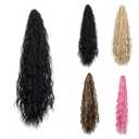 SutouriiByuutii 36 Inch Black Long Synthetic Ponytail Hair Extension with Claw Clip - Soft & Natural Straight Ponytail Hairpiece for Women (Black)