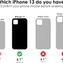 OtterBox iPhone 13 (ONLY) Symmetry Series Case - Black, Ultra-Sleek, Wireless Charging Compatible, Raised Edges Protect Camera & Screen