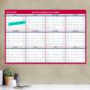 AT-A-GLANCE Dry Erase Calendar 2026-2027 Academic & Regular Year Wall Planner, 12-Month, 48" x 32", Double Sided, Horizontal (PM326S28)