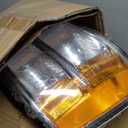 Auto Dynasty Headlights Assembly Compatible with 2007-2014 GMC Sierra 1500 2500HD 3500HD, Driver Left Side Halogen Headlamps Replacement, GM2502283 Chrome Housing Amber Corner