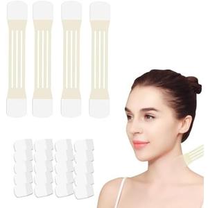FHH Neck Lift Tape，20PCS Instant Neck and Face Lift for Women, Lifting Saggy Skin, Suitable for All Skin Types(3pcs Bands, 20pcs Patches)