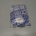 Stretch Dining Chair Covers Set of 2,Floral Print Chair Covers,Soft Removable Washable,Pet Friendly Furniture Protector,Universal Chair Slipcovers for Home, Kitchen,Ceremony Dining Room Seat (B-aqua Squares)