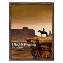 A PLUS MAX 19x25 Picture Frame Brown Light Weight Wall Mount