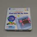 STEM Toys Pixel Art Kit for Kids - Arts and Crafts for Boys & Girls - Educational Science Kits & STEM Activities for Kids Ages 5-8-12 Gifts for 5, 6, 7, 8, 9, 10 Year Old - Brain Teasers Toy (Medium)