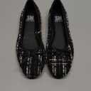 Steve Madden New York Zion Women's Flats Shoes Black/White Size 7