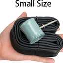 700C TPU Inner Tube (Road & Gravel) with Removable Presta Valve Stem, Include Patches (700C X 23-28C (65mm Valve))