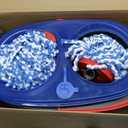 O-Cedar RinseClean Spin Mop & Bucket System + 2 Extra Mop Heads | Clean with Water | Removes 99% of Bacteria