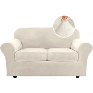 H.VERSAILTEX Real Medium Sfa Cover Ivory