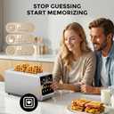 4-Slice Smart Toaster, 1.5" Extra-Wide Slots for Bagels & Artisan Bread, Digital Touchscreen with Memory, 1400W Rapid Heating, Stainless Steel, Defrost/Reheat/Single-Slice