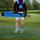 Sunday Golf Stand Bag Lightweight Golf Bag for Par 3 & Driving Range with 3 Zippered Pockets, Cooler Bag, Rain Hood and Adjustable Dual Strap System,Golf Club Carry Bag Suitable for Men & Women
