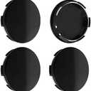 2.7Inch 69MM Wheel Center Caps for Honda Accord Civic CRV Pilot Rim Hub Caps 44732 S9A A00, Pack of 3 (Gloss Black, Outer 69MM, Inner 64MM, Easy DIY Installation)