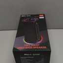 Portable Bluetooth Speaker, 80W Peak Wireless Speakers with Deep Bass, 360 Degree Surround Stereo Sound, 24H Play Time, Comfortable Handle, Colorful Lights ,Dual Pairing, for Home, Party, Outdoor