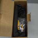 2-Piece Matte Black Square Towel Ring,Modern Hand Towel Holder for Bathroom,Stainless Steel Towel Hangers Wall-Mounted Bathroom Accessories