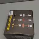 Portable LED Mushroom Table Lamp, Cordless Desk Night Light with 5200mAh Rechargeable Battery, Stepless Dimming Small Lamp with 3 Colors and Brightness Control for Bedroom/Bar/Coffee shop (Silver)