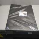 Sooez Heavy Duty Binder with Plastic Sleeves 18"x24", Portfolio Folder with 30 Clear Sheet Protectors, Display 60 Pages, Presentation Book for Artwork, Sheet Music, Document (Black)