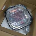 4-in-1 Portable Glass Air Fryer, 140–400°F Precise Heat, Max Crisp Technology, 4.2QT & 1.6QT Dual Containers with Lids, Freezer & Dishwasher Safe, Bake, Recrisp, Air Fry