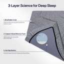 3 Inch Extra Firm Mattress Topper Queen,Cooling Memory Foam & Non-Slip Base