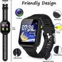 Kids Smart Watch Boys, Kids Smart Game Watch with 39 Games HD Touch Screen Video Camera Music Player Pedometer Flashlight Alarm Clock 12/24 hr Kid Watches for Boy Gifts for 5-12 Year Olds Boy Girl