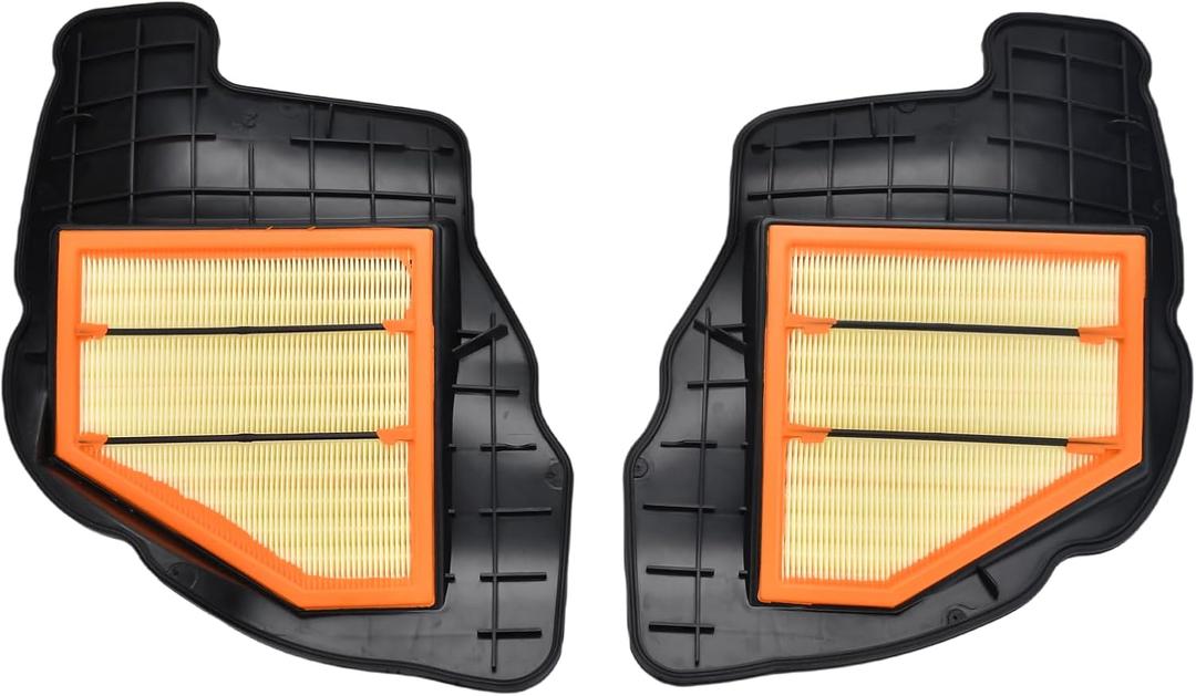 13717577458 13717577457 Left &Right Engine Air Filter Compatible With BMW E70 E71 X5 X6 F01 F04 750i F10 650i
