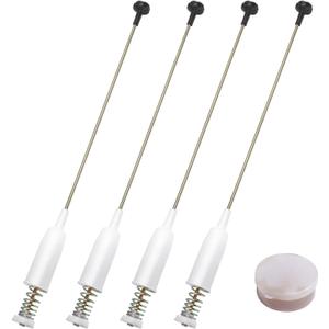 AJK72909307 4902EA1002E Washer Suspension Rod Kit 25.8 inch Replacement With a Cup of Grease Fit for lg WT4970CW WT5070CW and ken-more 79631512210, 79631512211 Washer, Replaces TAW35618213, AP5736587