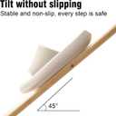 Cloud Slippers For Women Shower Shoes Pillow Slides Indoor House Outdoor Flip Flops For Men Bathroom Non-Slip Home Bubble Foam Beach Platform Slippers (9-10 Women/7.5-8.5 Men, White)