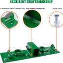 OneChoi Tractor Bucket Hooks Bolt on Hooks 2 Receiver, G70 Grade Grab Hooks, Forged D Rings, Tow Hook Bolts for Universal Tractor Buckets (Green 1.5 Bolt)