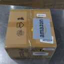 Deckrico Crystal Chandelier Modern LED 5-Rings Light Fixtures Flush Mount Stainless Steel Pendant Ceiling Lamp for Living Room Bedroom Restaurant Porch Dining Room (Cool White)