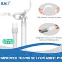 2PCs Replacement Tubing and Support Set for Airfit P10, Short Tube & Supportive Frame Assembly with Improved Swivel Design, Added Flexibility & ComfortItAll Supplies for CPAP Users
