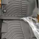 Jenofa-Floor Mats for Nissan Armada/Infiniti QX80 2019-2024 (Only 8-Seater) Cargo Mat Car Mats for Armada All Weather Floor Liners Custom Fit QX80 Bench Seat Accessories Full Set