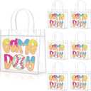 20 Pcs Baseball Game Day Goodie Bags with Handles, 8 x 8 x 3.15 inches