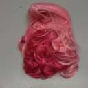 Swiking Long Pink Ombre Curly Wave Womens Wig Natural Hair Wigs Heat Resistant Synthetic Daily Halloween Cosplay Full Wigs for Women Girls