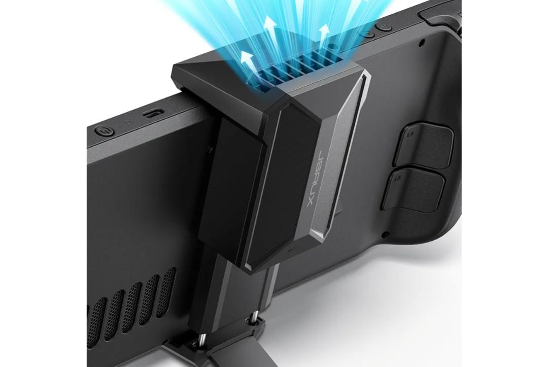 JSAUX Cooling Fan for Steam Deck, Innovative Cooler with Stand Compatible with Steam Deck OLED-GP0201