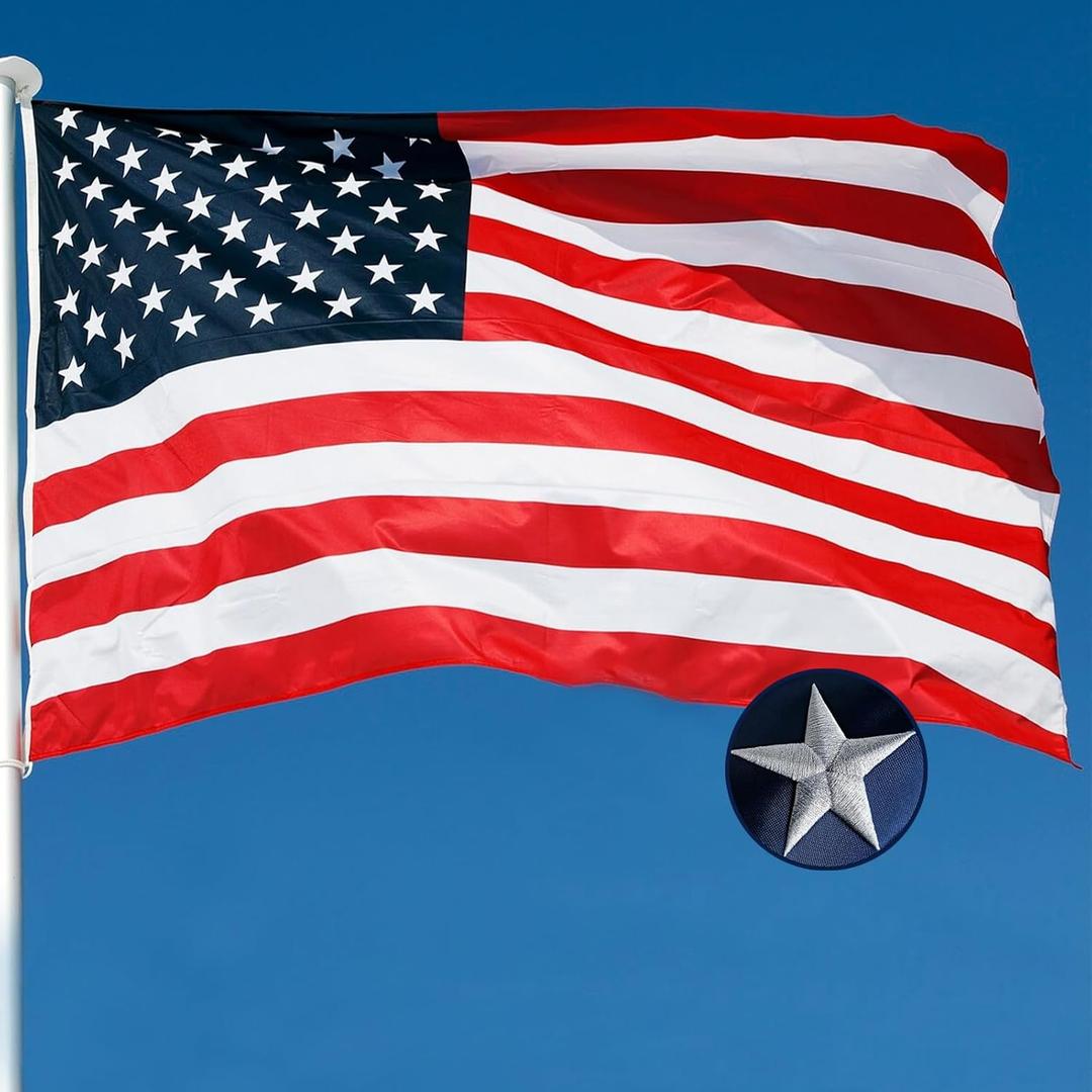 American Flag 3x5 Ft, Durable US Flags, Heavy Duty Outdoor American Flag