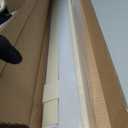 LazBlinds Cordless Cellular Shades, No Tools No Drill Blackout Honeycomb Shades Pleated Blinds for Windows, 35'' W x 48'' H, Soft Cream