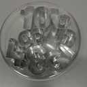0-8 Number Cookie Cutter Shapes, Birthday Cookie Molds, Baking Trays, Stainless Steel Kitchen Baking Utensils.