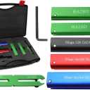 HA1234 Door Repair Set Door Adjustment Tool 6 Pieces Hinge Repair Kit Fit for Quick Adjustment Loose or Sagging Door Versatile Tool Hinge Fixing Tool