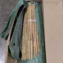 Forever Bamboo Natural Finish Split Bamboo Slat Fence 6 ft H x 16 ft L