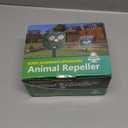 Solar Ultrasonic Animal Repellent Outdoor, 1Pack Repel Cats Dogs Squirrel Deer Fox Raccoon Rabbit Mole Coyote Deterrent, Waterproof with Motion Detector &LED Flash Lights for Yard Farm Garden