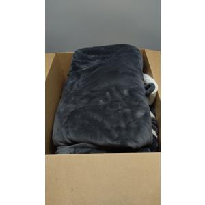 Cozy Heated Blanket Throw Size - Fast Warming Electric Throw Blanket with 6 Heat Settings & 4 Hours Auto-Off, Ideal Gift for Her, 50"x60", Slate Grey