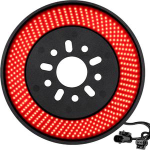 Spare Tire Brake Light for 2018-2025 Jeep Wrangler JL JLU 405 LEDs Super Bright 3rd Rear Third Brake Light Plug-N-Play Easy Install Wheel Light for Jeep Wrangler JL JLU Accessories